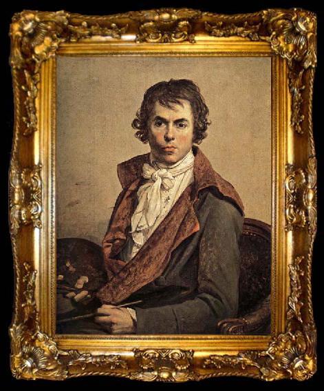 framed  Jacques-Louis David Self-Portrait, ta009-2